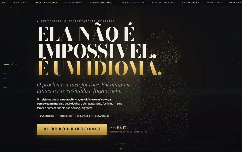 Site O Código Reverso da Mulher